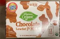 Mängden socker i organic chocolate milk