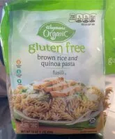 Mängden socker i Gluten free brown rice and quinoa pasta fusilli
