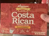 Mängden socker i Costa rican coffee