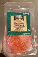 Mängden socker i Sliced Uncured Pepperoni