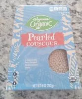 Mängden socker i Wegmans organic pearled couscous