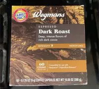 Mängden socker i Espresso dark roast