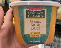 Mängden socker i Vodka blush sauce