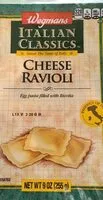 Mängden socker i Cheese ravioli