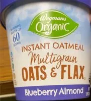 Mängden socker i Instant oatmeal blueberry almond