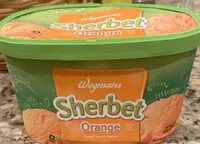 Mängden socker i Wegmans Orange Sherbet