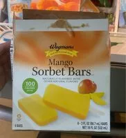 Mängden socker i Mango Sorbet Bars
