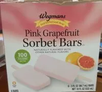 Mängden socker i Pink grapefruit sorbet bars