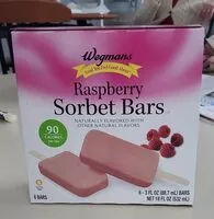 Mängden socker i Raspberry sorbet bars