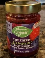Mängden socker i Triple Berry fruit spread