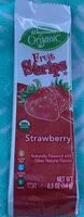 Mängden socker i Organic strawberry fruit strips