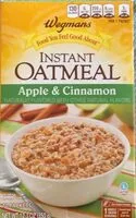 Mängden socker i Instant Oatmeal Apples and Cinnamon