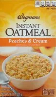 Mängden socker i Instant Oatmeal Peaches & Cream