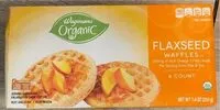Mängden socker i Flaxseed waffles