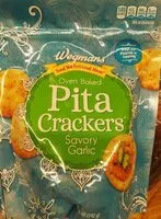 Mängden socker i Pita crackers savory garlic