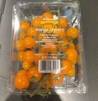 Mängden socker i Orange Popper Cherry Tomotaoes on the Vine