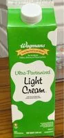 Mängden socker i Ultra Pasturized Light Cream