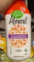 Mängden socker i Vanilla unsweetened almondmilk