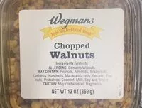 Mängden socker i Chopped walnuts