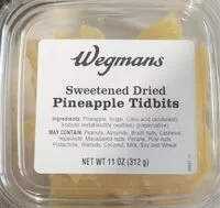 Mängden socker i Sweetened dried pineapple tidbits