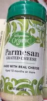 Mängden socker i Parmesan crated cheese
