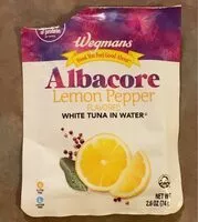 Mängden socker i Albacore, Lemon Peoper Flavored - White Tuna in Water