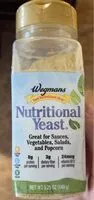 Mängden socker i Nutritional yeast