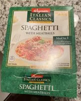 Mängden socker i Spaghetti with meatballs