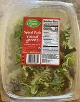 Mängden socker i Spiral Path Mixed Greens
