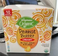 Mängden socker i Organic peanut butter creamy