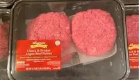 Mängden socker i Chuck and Brisket Angus Beef Patties