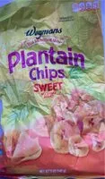 Mängden socker i Plantain chips sweet no sugar added