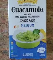 Mängden socker i Guacamole Snack Pack
