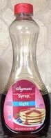 Mängden socker i Wegmans Light Syrup