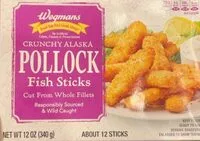 Mängden socker i Crunchy Alaska Pollock Fish Sticks