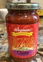 Mängden socker i Wegmans Chunky Pizza Sauce