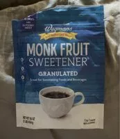 Mängden socker i Monk fruit sweetener