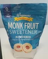 Mängden socker i Monk fruit sweetener powder