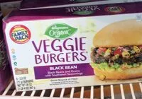 Mängden socker i Veggie Black Bean Burgers