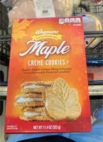 Mängden socker i Wegmans maple creme cookies