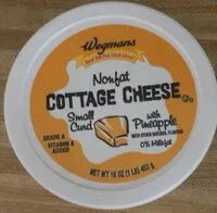 Mängden socker i Wegmansnonfat cottage cheese with pineapple