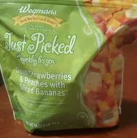 Mängden socker i Just Picked Diced Strawberries and Peaches with Sliced Bananas