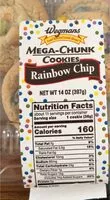 Mängden socker i Mega-chunk Cookies- Rainbow Chip