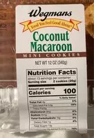 Mängden socker i Coconut macaroons