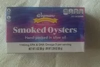 Mängden socker i Smoked Oysters