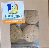 Mängden socker i Butter boy cookies, Cinnamon pecan