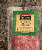 Mängden socker i Uncurled Sopressata salami