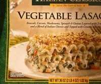 Mängden socker i Vegetable Lasagna