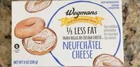 Mängden socker i Wegmans low-fat cream cheese