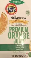 Mängden socker i Wegmans premium orange juice